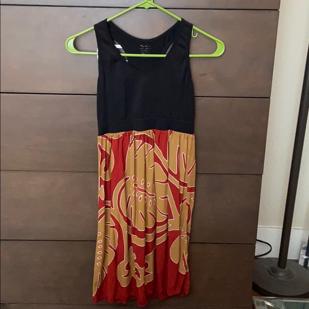 Hawaiian Print Dress